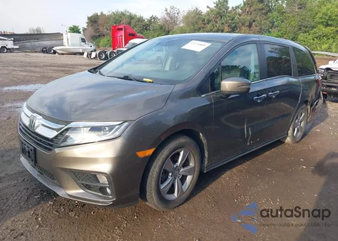 2019 Honda Odyssey Ex-L из США, поврежденный, VIN 5FNRL6H76KB063059